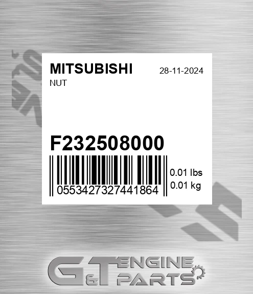 F2325-08000 Nut
