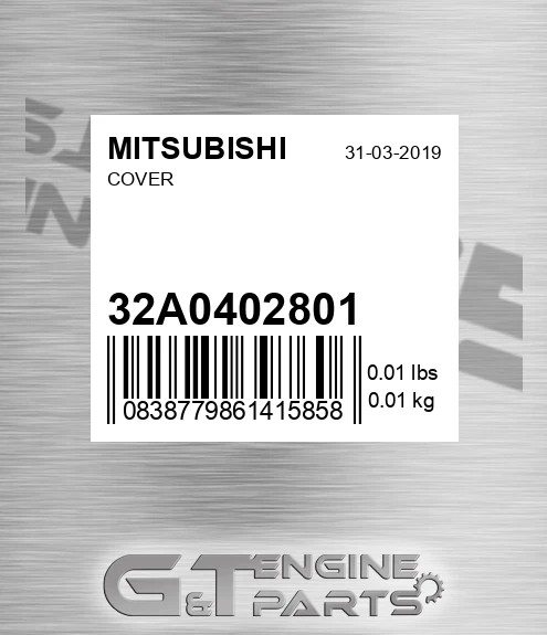 32A04-02801 Cover