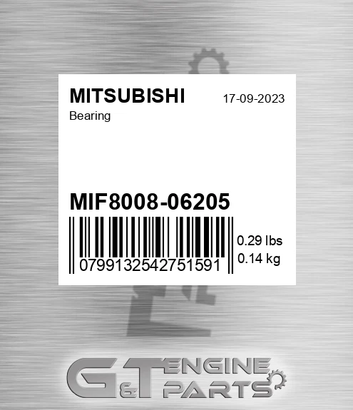 MIF8008-06205 Bearing