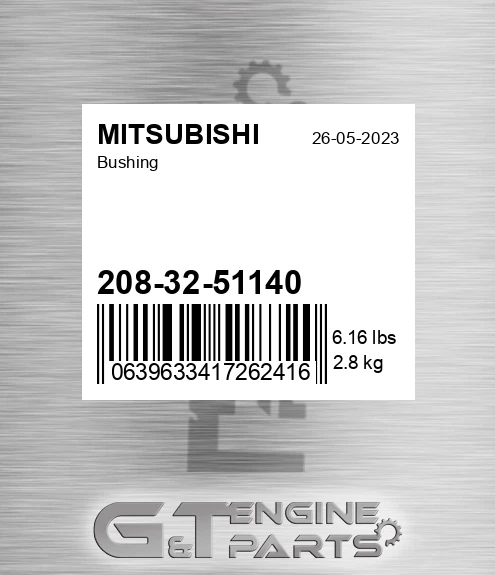 208-32-51140 Bushing