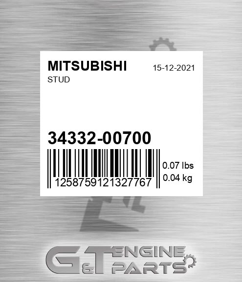 34332-00700 Stud for MITSUBISHI