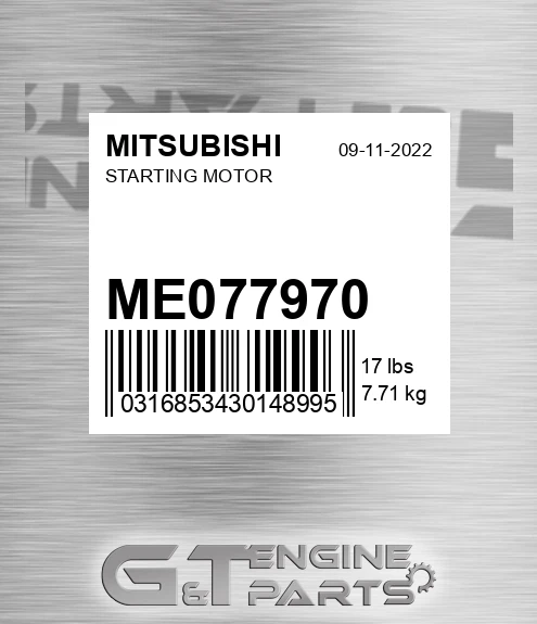 ME077970 Starting Motor