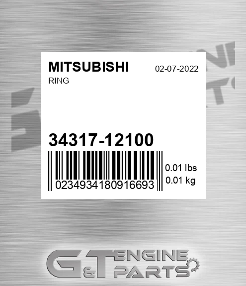 34317-12100 Ring