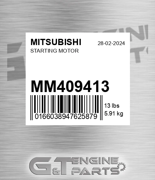MM409413 Starting Motor