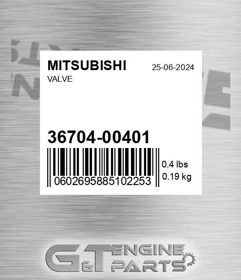 36704-00401 Valve