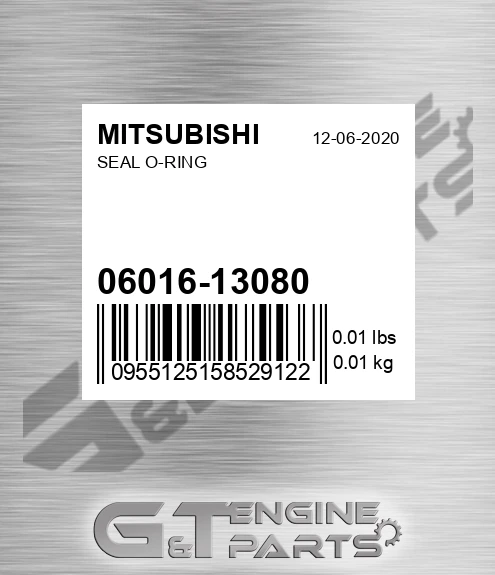 06016-13080 Seal O-ring