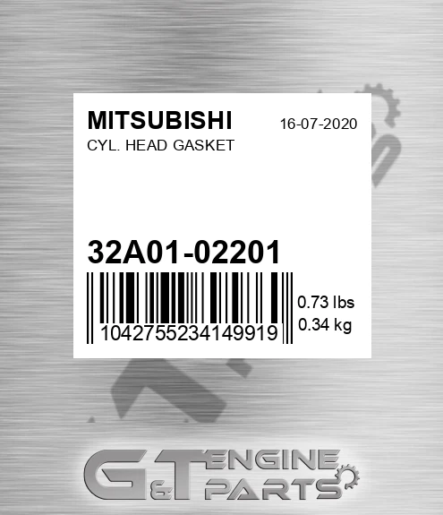 32A01-02201 Cyl. Head Gasket