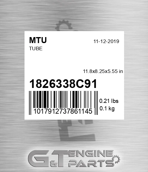 1826338C91 MTU Tube