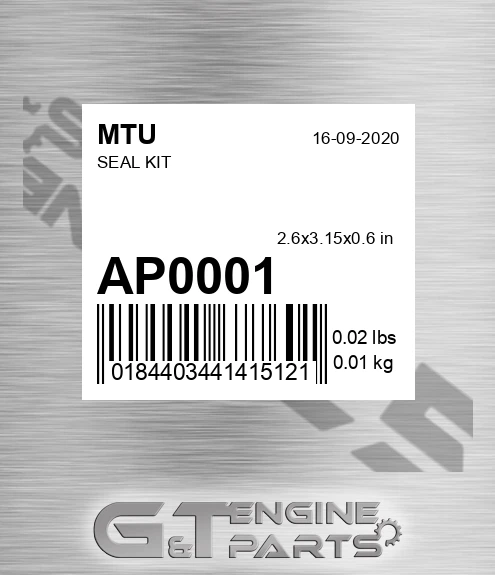 AP0001 Seal Kit