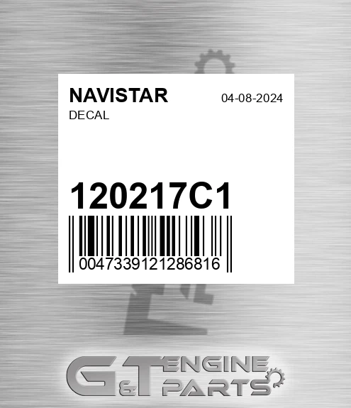 120217C1 Decal