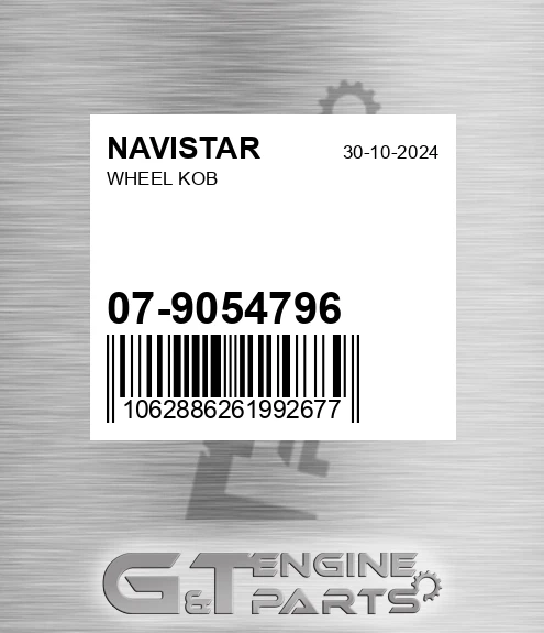 07-9054796 Wheel Kob