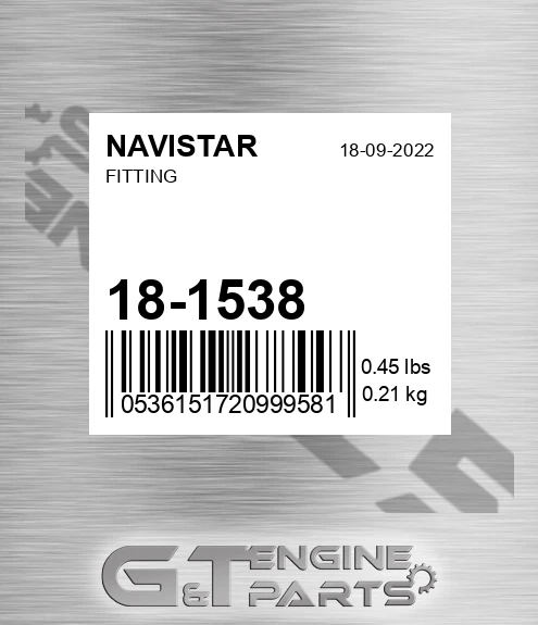 18-1538 Fitting