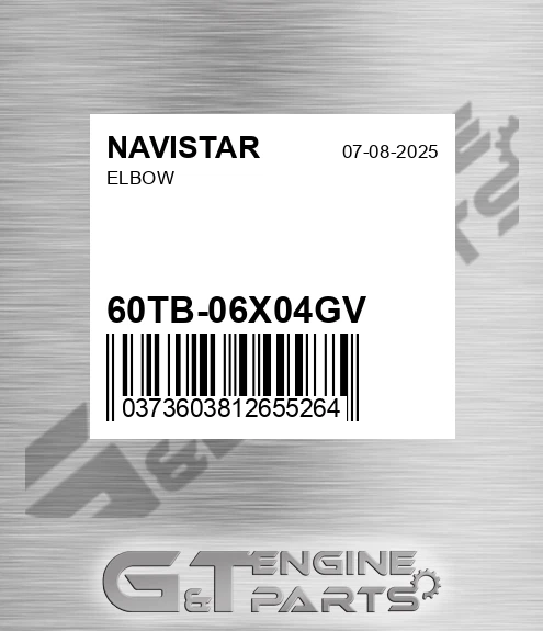 60TB-06X04GV Elbow