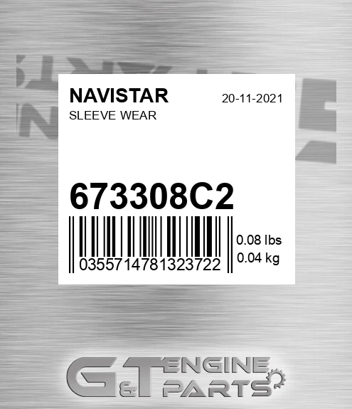 673308C2 Sleeve Wear