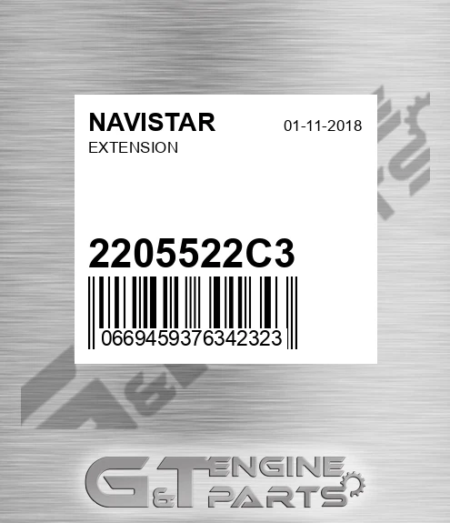 2205522C3 Extension for NAVISTAR
