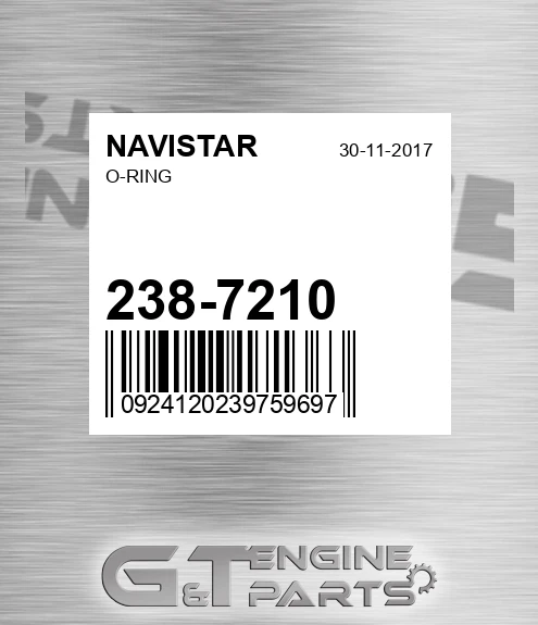238-7210 O-ring