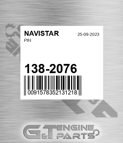 138-2076 Pin for NAVISTAR
