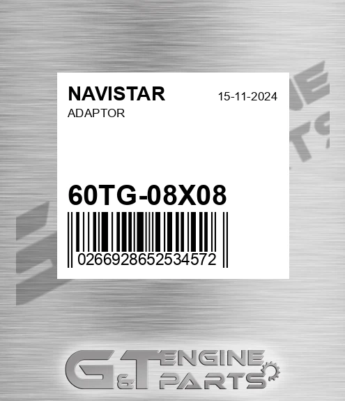 60TG-08X08 Adaptor