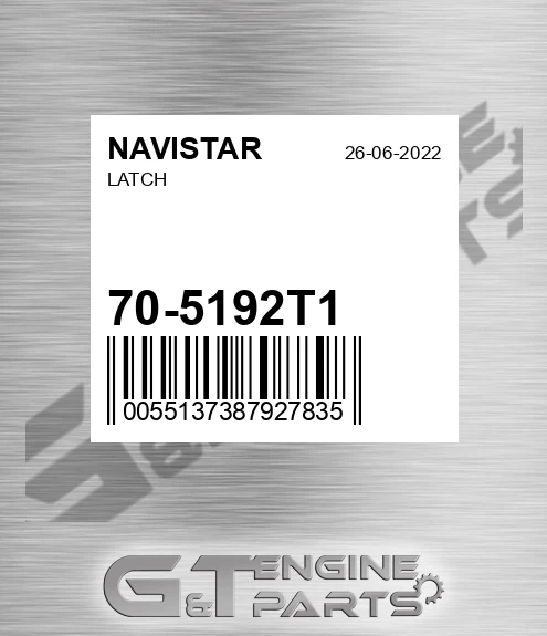 70-5192T1 Latch