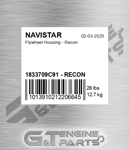 1833709C91 - RECON Flywheel Housing - Recon for NAVISTAR
