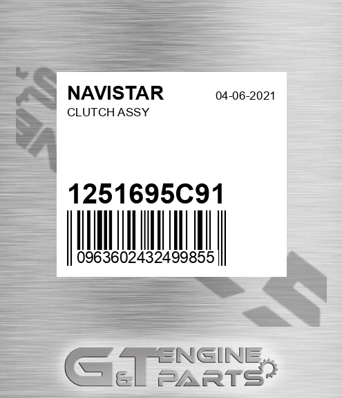 1251695C91 Clutch Assy