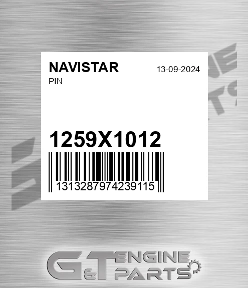 1259X1012 Pin for NAVISTAR