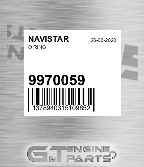 9970059 NAVISTAR O Ring