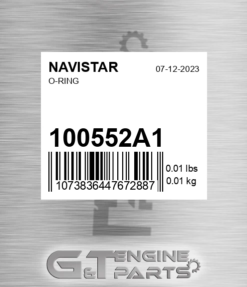 100552A1 O-ring