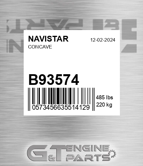 B93574 NAVISTAR Concave