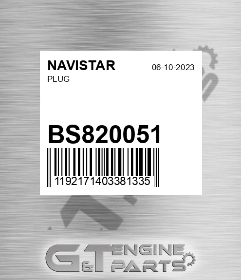 BS820051 Plug