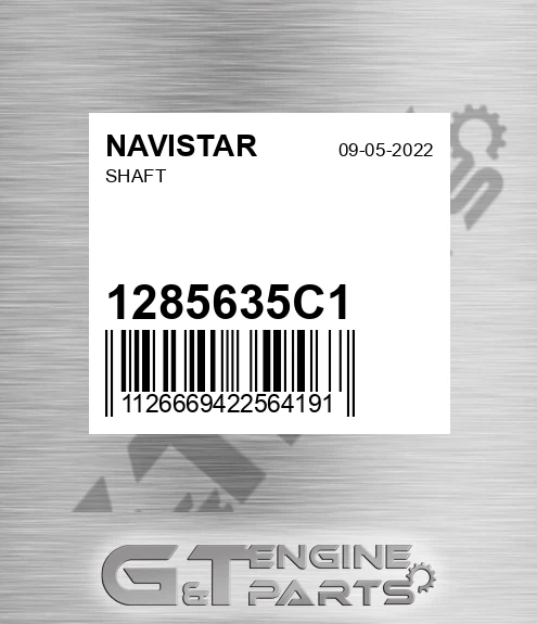 1285635C1 Shaft for NAVISTAR