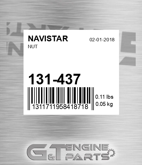 131-437 Nut for NAVISTAR