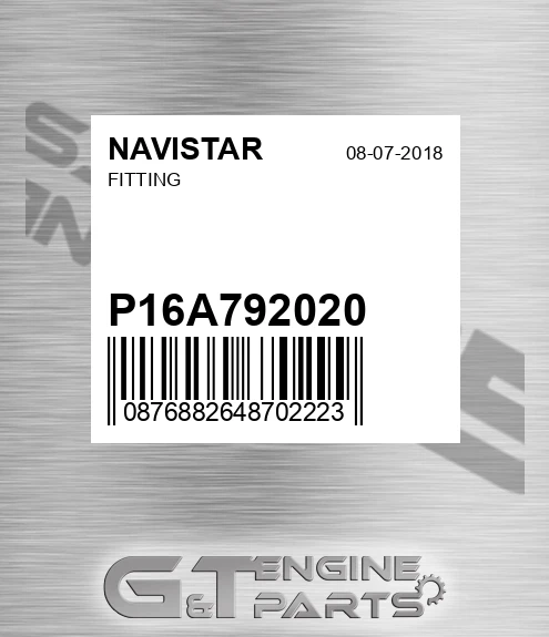 P-16A79-20-20 Fitting for NAVISTAR