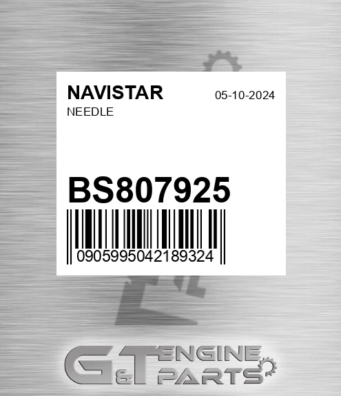 BS807925 NAVISTAR Needle