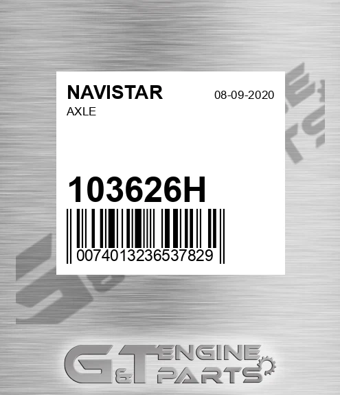 103626H Axle for NAVISTAR