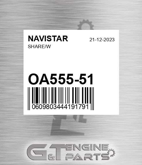 OA555-51 Share/w