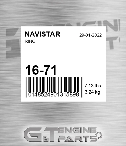 16-71 Ring for NAVISTAR