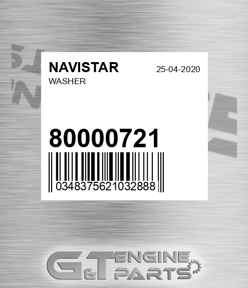80000721 Washer