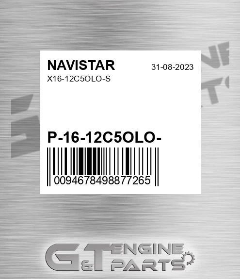 P-16-12C5OLO X16-12c5olo-s