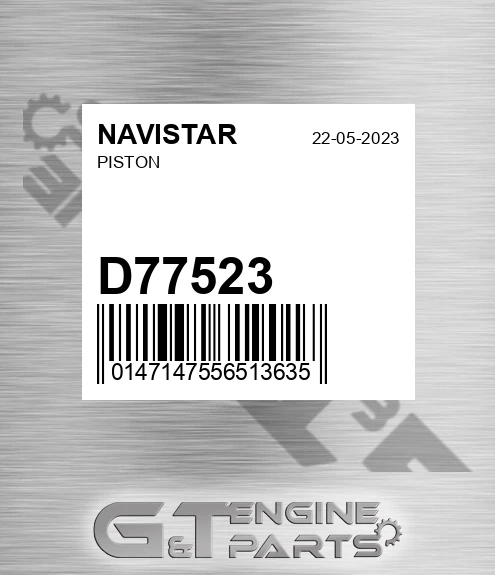 D77523 Piston