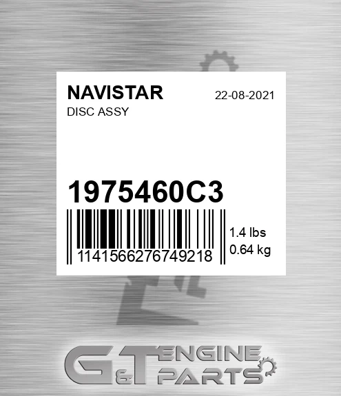 1975460C3 Disc Assy
