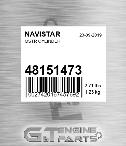 48151473 Mstr Cylinder