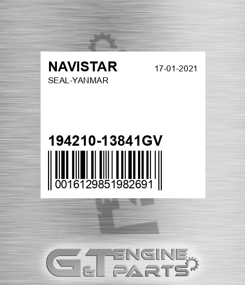 194210-13841GV Seal-yanmar
