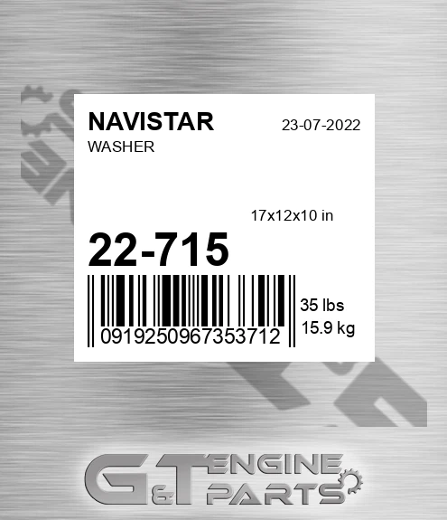 22-715 Washer