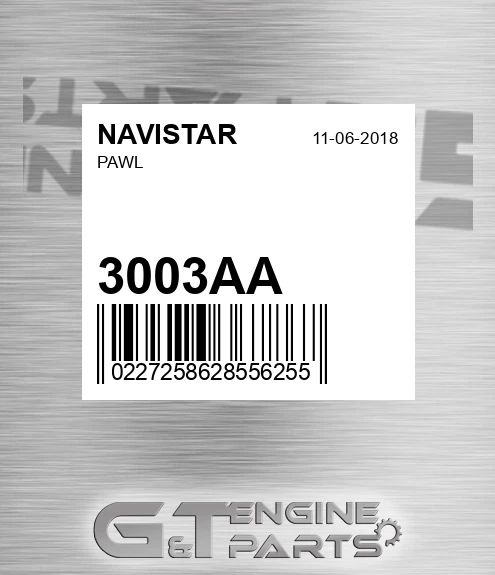 3003AA Pawl