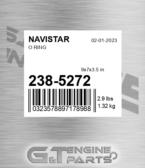 238-5272 O Ring