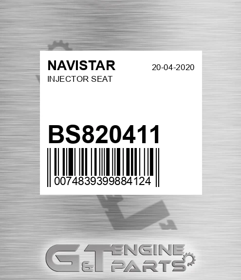 BS820411 Injector Seat