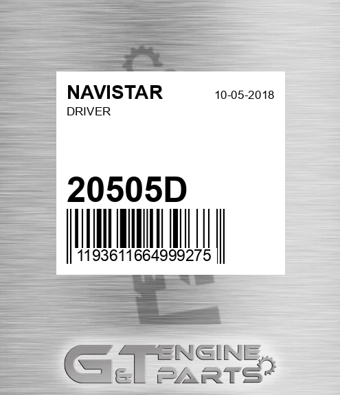 20505D Driver