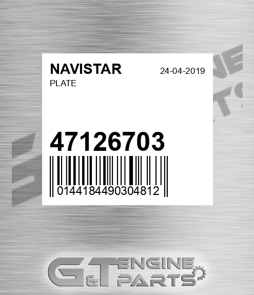 47126703 Plate