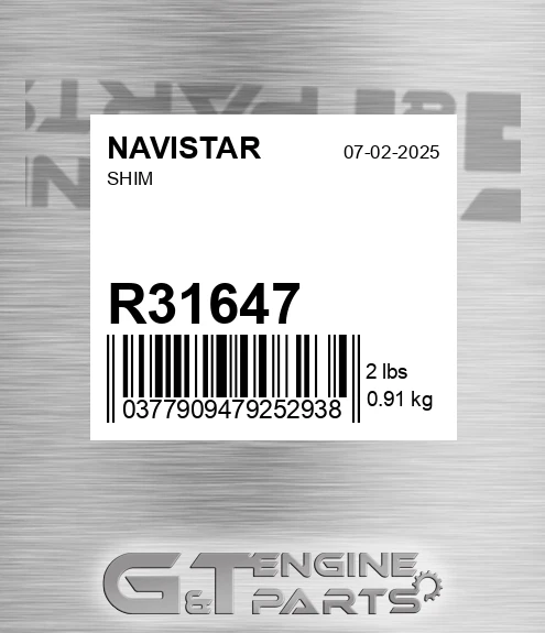 R31647 Shim